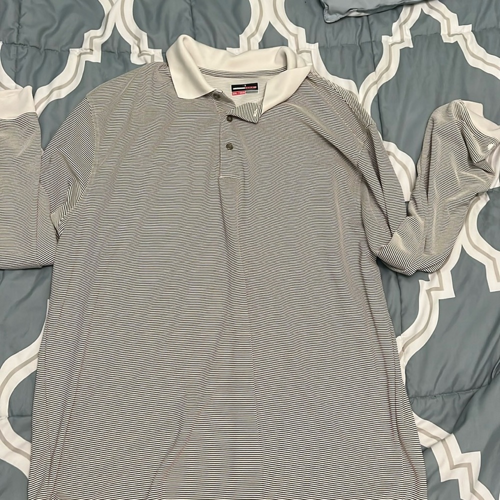 Striped polo